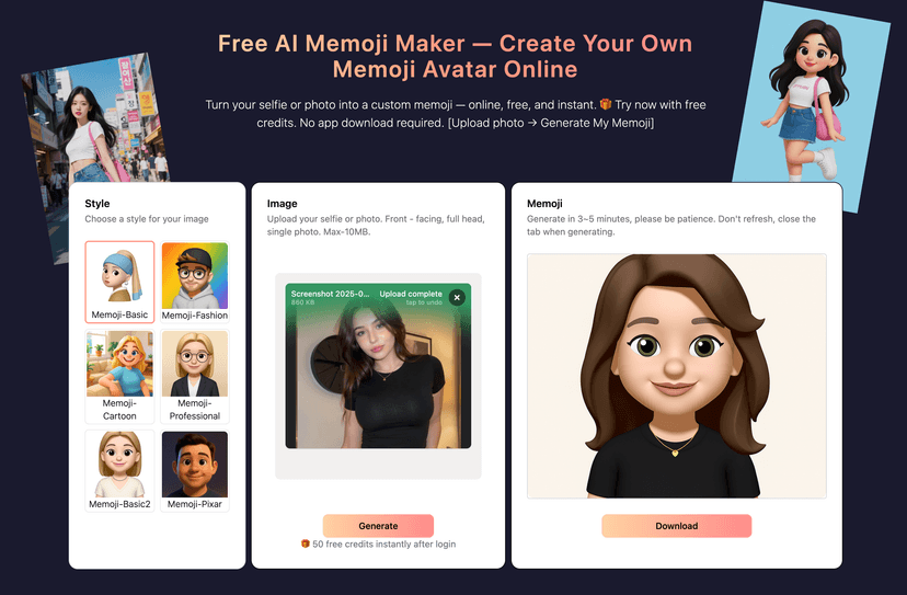 AI Memoji Maker