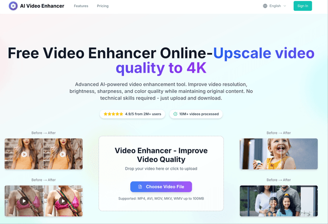 ai video enhancer