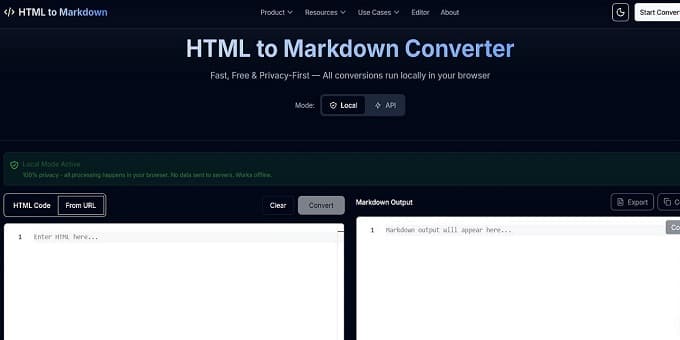 HTML to Markdown