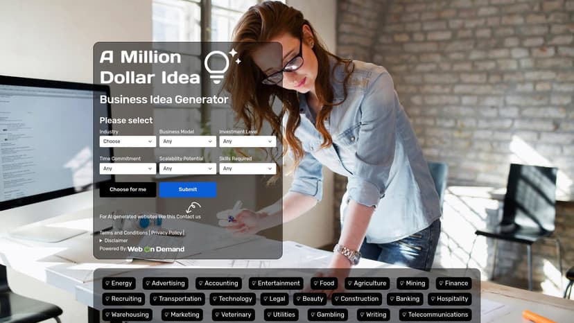 A Million Dollar Idea