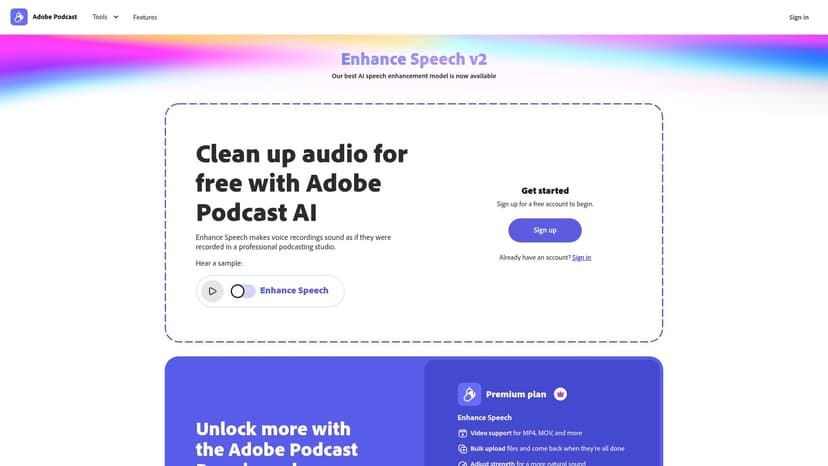 Adobe Speech Enhancer