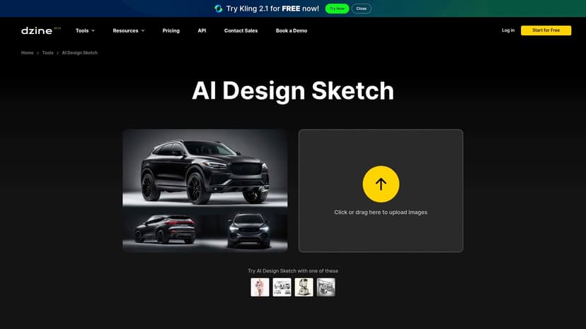 AI Design Sketch by Stylar