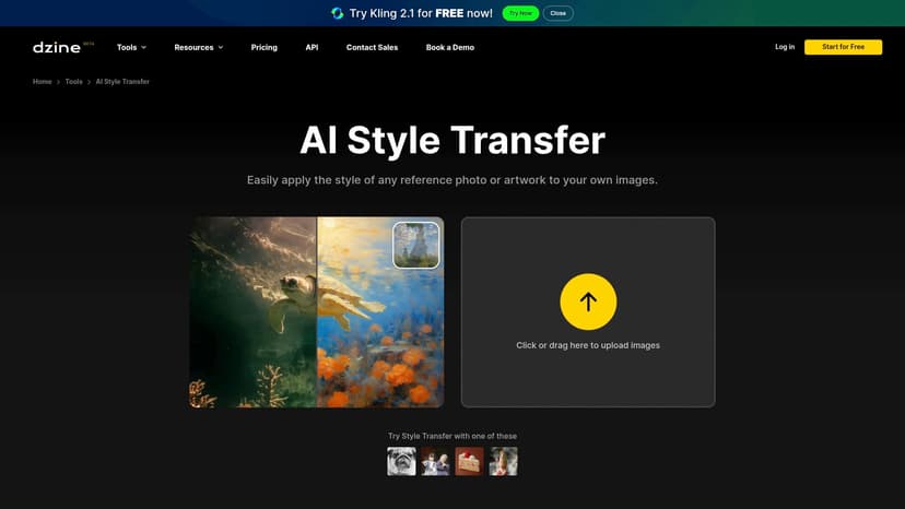 AI Style Transfer by Stylar