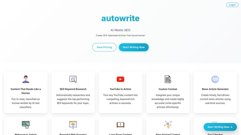 AutoWrite App