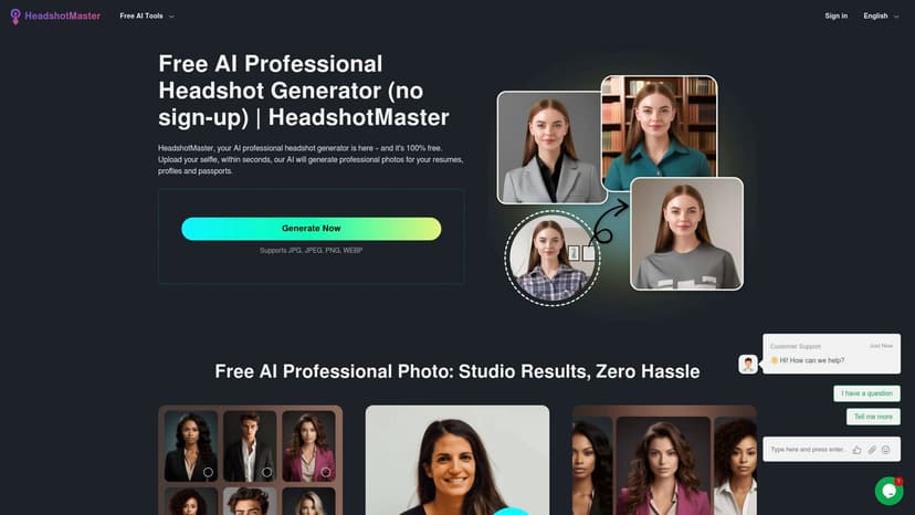 Free AI Headshot Generator