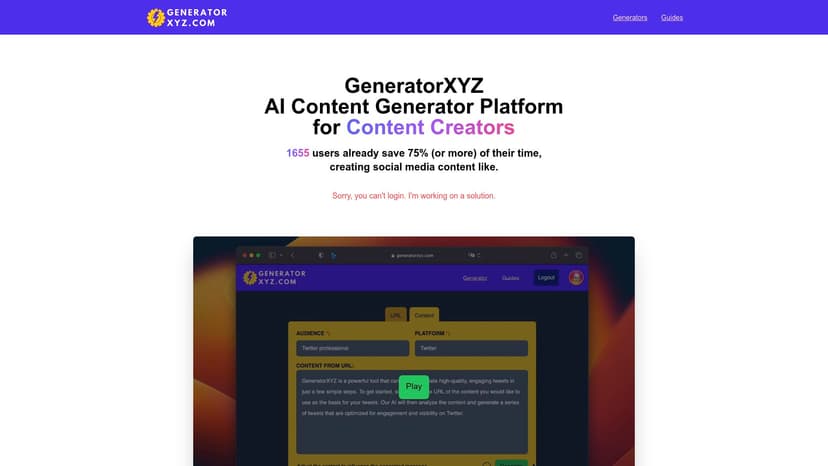 Generator XYZ
