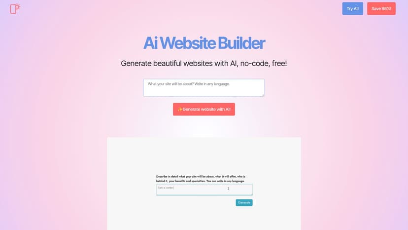 Mobirise AI Website Builder