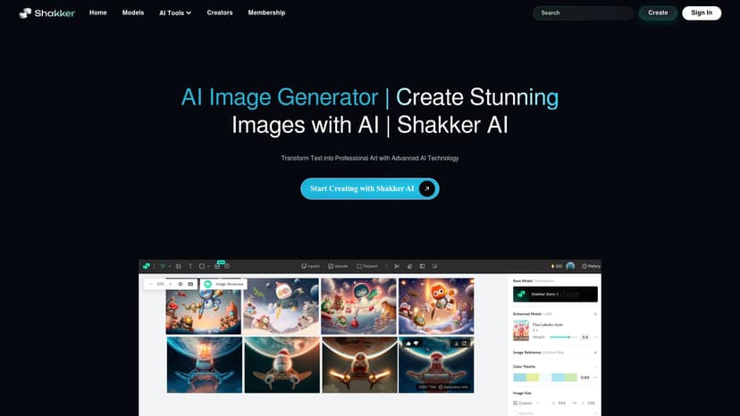 Shakker-ai image generator