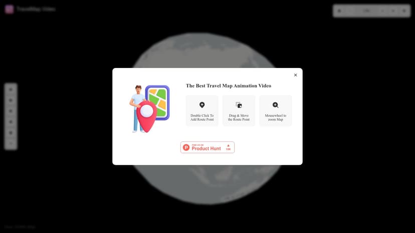 Travel Map Video