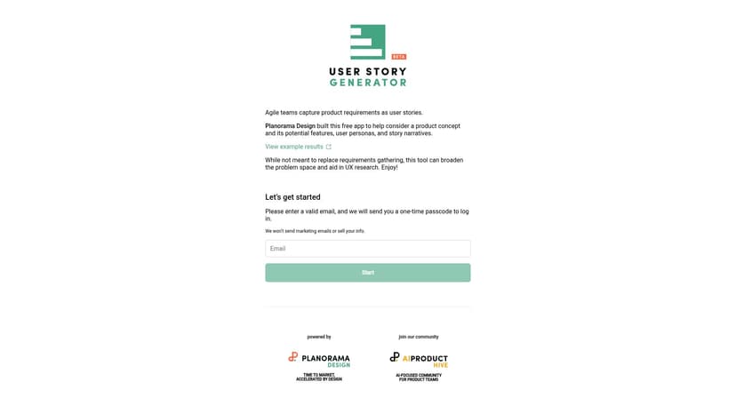 User Story Generator